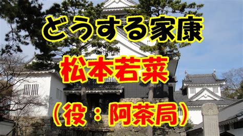 松本若菜（キャスト）が「どうする家康」で演じる「阿茶局」とは。 大河ドラマ倶楽部