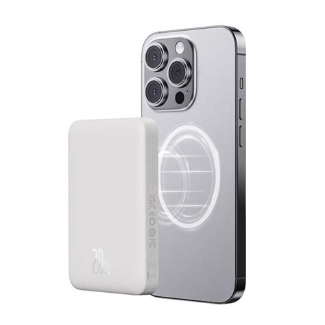 Повербанк с беспроводной зарядкой MagSafe Baseus Magnetic Mini Air ...