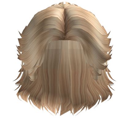 Layered Messy Mullet In Golden Blonde S Code Price Rblxtrade