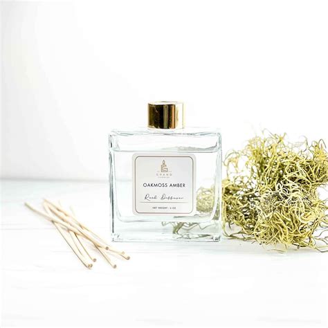 Oakmoss Amber Reed Diffuser Natural Essential Oil Home Fragrance