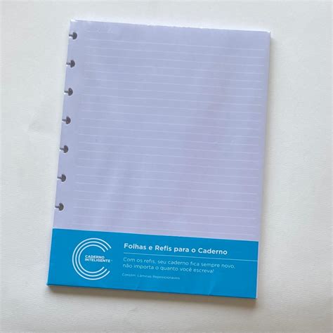 Bloco Refil C Folhas Cinzas C Pautas Brancas G P Caderno