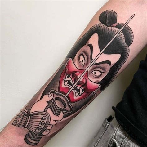 samurai sword tattoo meaning