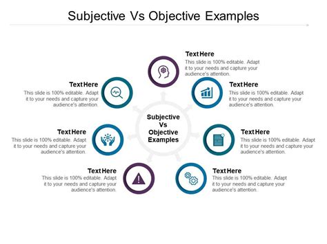 Subjective Vs Objective Examples Ppt Powerpoint Presentation Icon