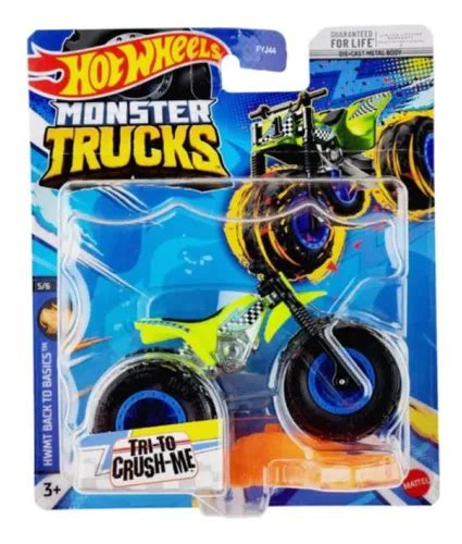 Hot Wheels Monster Trucks Tri To Crush Me Mercadolivre