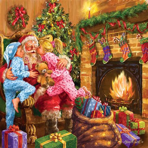 Everyone Loves Santa 1000 Pieces Sunsout Puzzle Warehouse