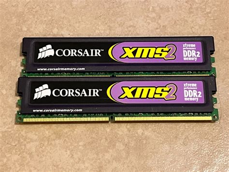 Corsair XMS2 4GB 2x2GB DDR2 800 PC2 6400 Desktop RAM Memory CM2X2048