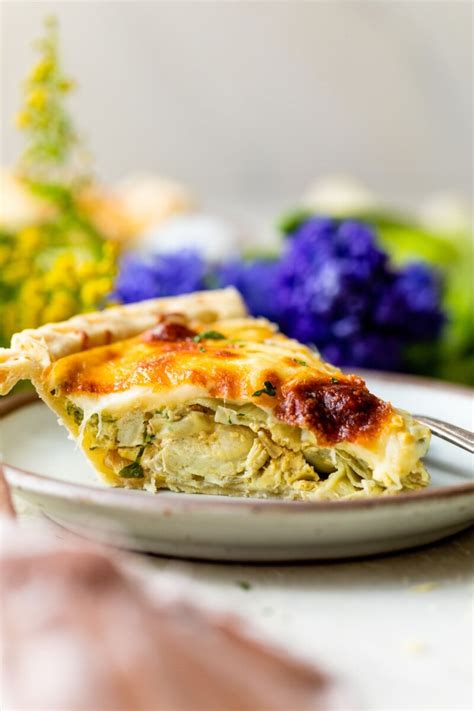 Artichoke Pie - Skinnytaste
