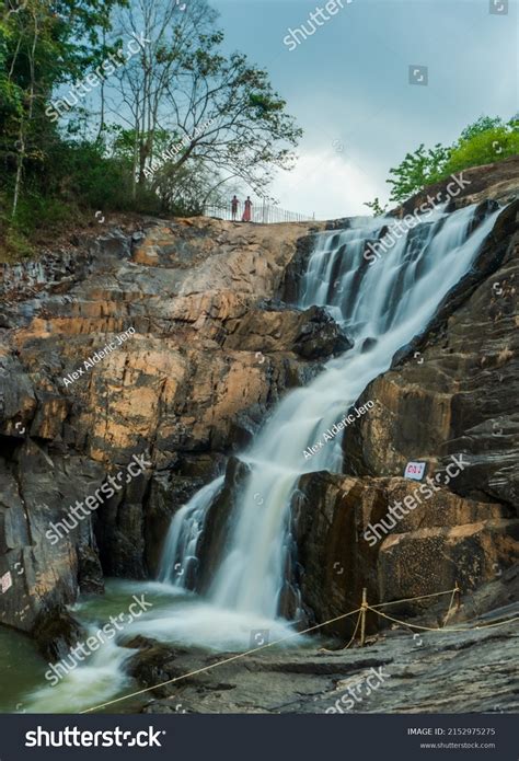 Kanthanpara Waterfalls Wayanad Kerala India Stock Photo 2152975275