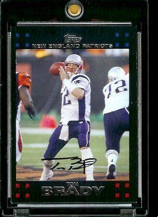 Topps Football Tom Brady New England Patriots Nfl Trading