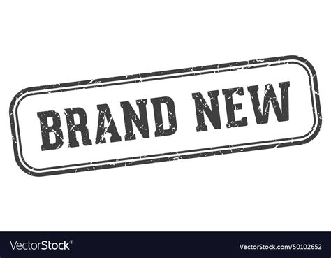 brand  stamp rectangular royalty  vector image