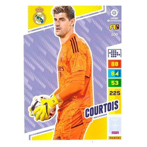 Sale Cards Courtois Real Madrid Panini Adrenalyn Liga Santander