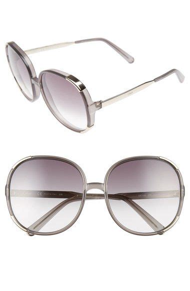 Chloé Myrte 61mm Gradient Lens Square Sunglasses In Dark Grey Modesens Sunglasses