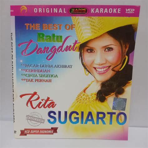 Jual KASET VCD DVD ORIGINAL LAGU RATU DANGDUT THE BEST OF RITA SUGIARTO