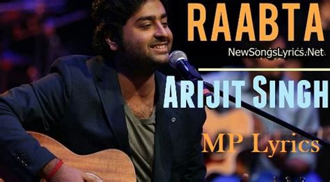 lyrics raabta | Raabta [Arijit Singh] - MpLyrics