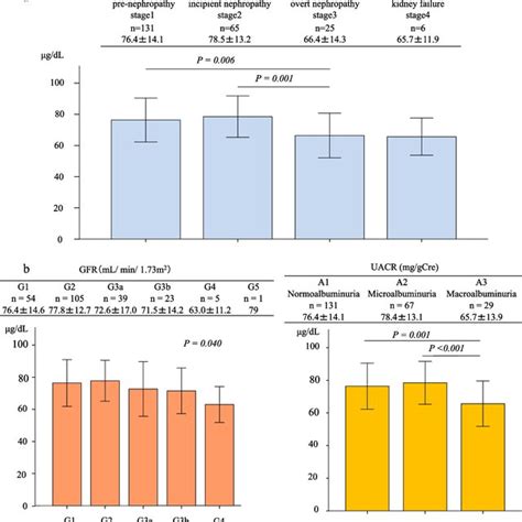 A Serum Zinc Concentration By Diabetic Nephropathy Stage Diabetic