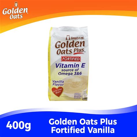 Golden Oats Plus Vitamin E With Omega 3and6 Vanilla Flavor 400g Shopee Philippines