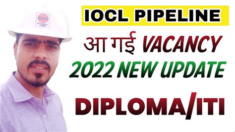 IOCL Pipeline Vacancy 2022 Technical Assistant Diploma ITI Non