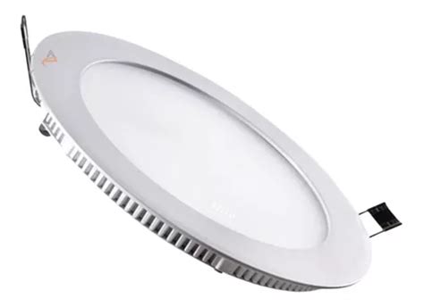 Luminária plafón embutido de teto Candela Embutido 18w cor branco