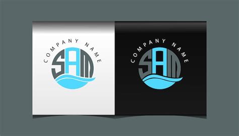 Premium Vector | SAM initial modern logo design vector icon template