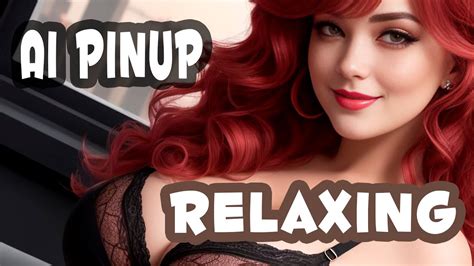 Redhead Pinup Relaxing In Lingerie 05 Ai Aiart Aibeauty Lookbook Stablediffusion YouTube