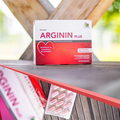 Avitale Arginin Plus Mit Vitamin B1 B6 B12 Und Folsäure