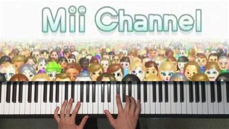 Mii Channel Theme Nintendo Wii Piano Cover By LN Piano YouTube