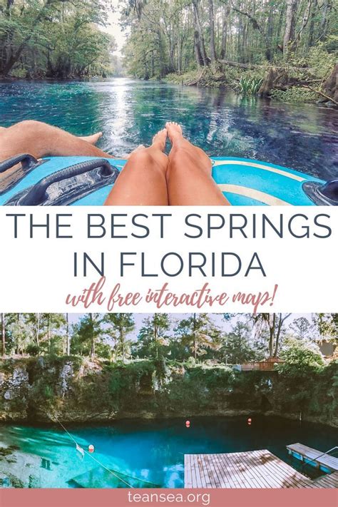 The Best Springs In Florida With Free Interactive Map Florida Honeymoon