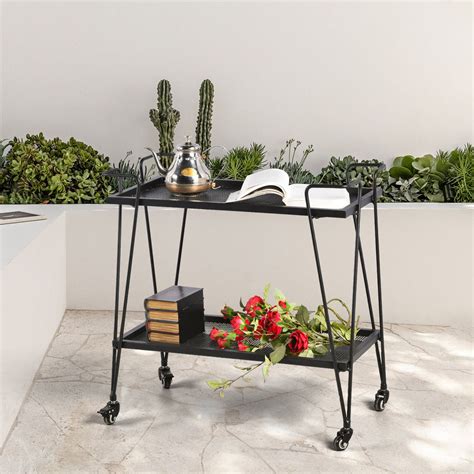 17 Stories Geja Bar Cart Wayfair