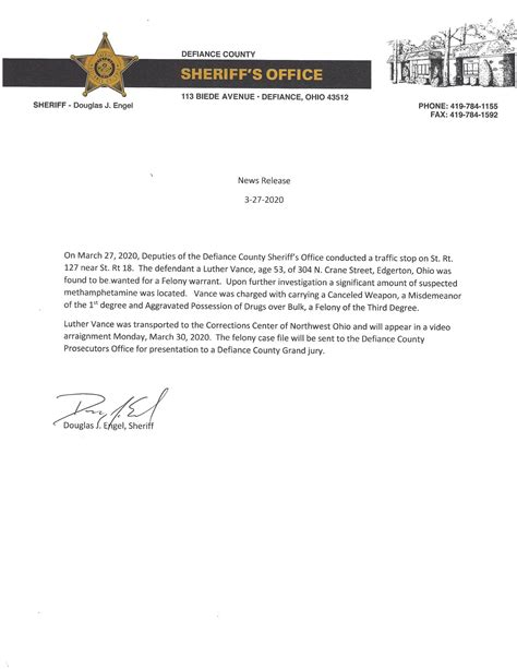 Defiance County OH Sheriff's Office - Home | Facebook