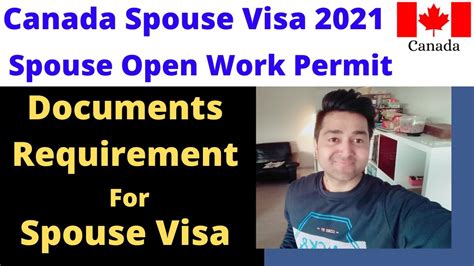 Documents Requirement For Canada Spouse Visa Open Work Permit