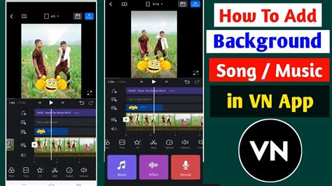 How To Add Background Music In Vn App Vn App Se Background Music