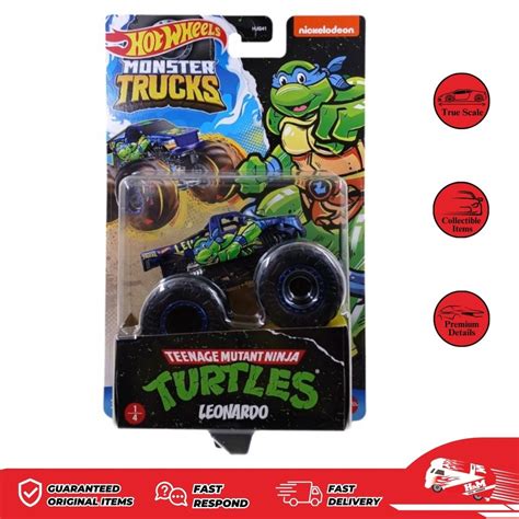 Jual Hot Wheels Monster Trucks Entertainment Themed Teenage Mutant Ninja Turtles Tnmt