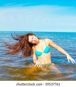 Beautiful Naked Woman Lake Water Stock Photo Shutterstock