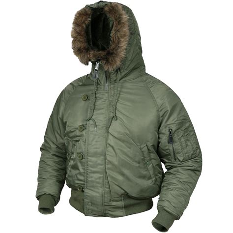 Куртка Mil-Tec Flight Jacket N2B - Olive - Магазин MILITARY.PL