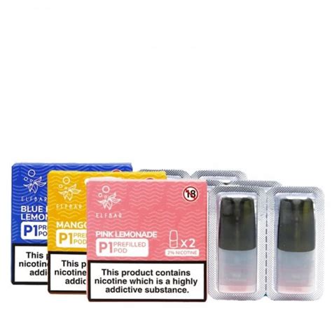 Elf Bar Mate 500 P1 Prefilled Pods 2ml Capacity Sweet Fix