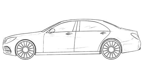 Mercedes Benz Drawing Ideas Drawcarz