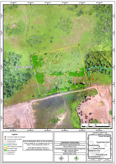 Mapa de Curvas de níveis de 1 m Spatialnode