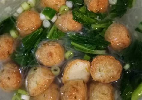 Resep 194. Sop bakso ikan goreng oleh Istikah 20444011 - Cookpad