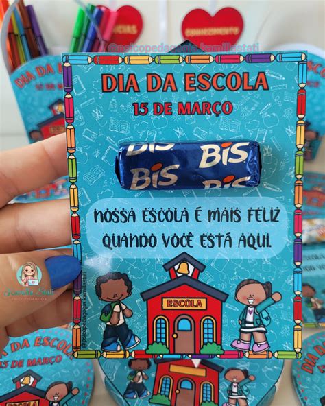 Lembrancinhas Dia Da Escola Psicopedagoga Kamilla Stati