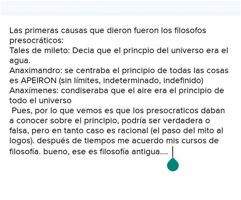 Cu Les Fueron Las Principales Causas Del Paso Del Mito Al Logos