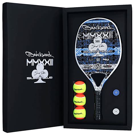 Raquete De Beach Tenis Quicksand Silver Club Limited Edition Dtennis