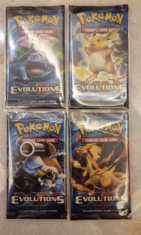 Pokemon Xy Evolutions Booster Pack Art Set Hobbies And Toys Toys