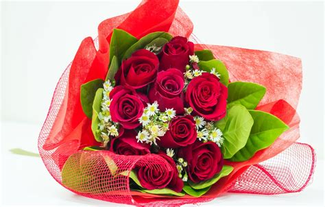 Wallpaper Flowers Romance Roses Bouquet Rose Flower I Love You