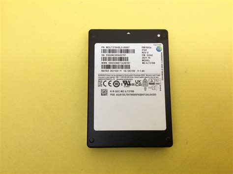 Samsung PM1643a Series 3.84TB SAS 12Gb/s 2.5" SSD MZ-ILT3T8B ...
