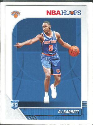 2019 20 Panini NBA Hoops RJ Barrett RC ROOKIE CARD 201 Knicks EBay