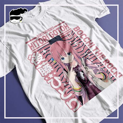 Camiseta Bocchi The Rock Unissex Anime Hitori Shopee Brasil