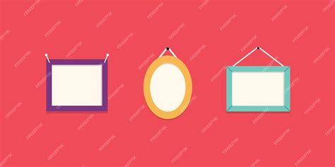 Premium Vector Retro Photo Frame Templates For Your Photos