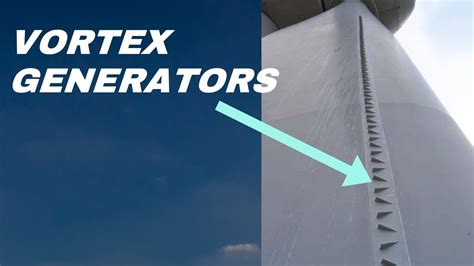 How Does A Vortex Generator Work On A Wind Turbine Youtube