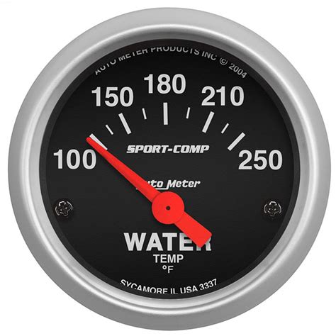 Autometer In Water Temperature Gauge F Sport Comp