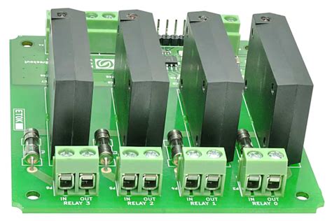 4 Channel Solid State Relay Controller Board Ajitek Tech Solutions